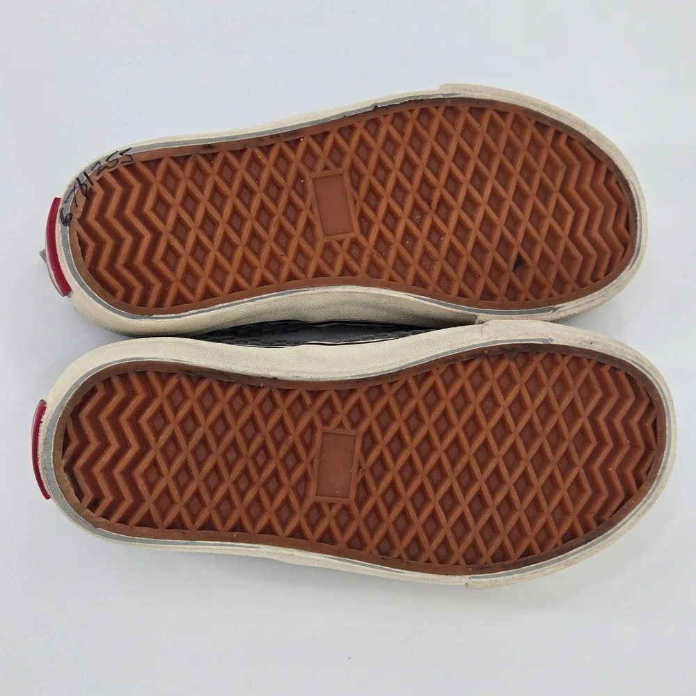 OPOEE Airship Shoes Gray Crochet Mesh Hook‎ & Loop Skate Sneaker US 12.5
